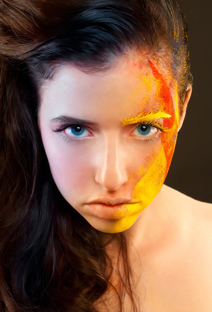 Female model photo shoot of Sash Suicide by Stephen McClure, makeup by Alex LaMarsh