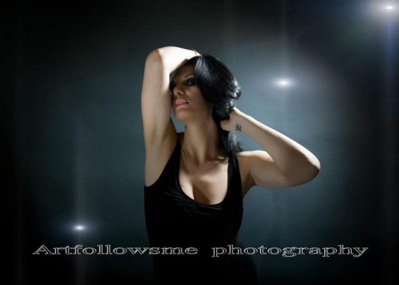 Female model photo shoot of Marie Tzavaras by Dwayne Hanley in Montreal,Qc, makeup by WhatsNext 