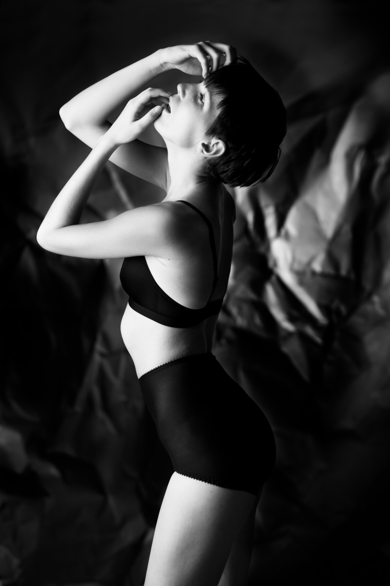Female model photo shoot of Siren Loekaas in Studio
