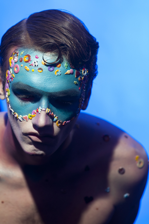 Male model photo shoot of David Farquhar Make-Up