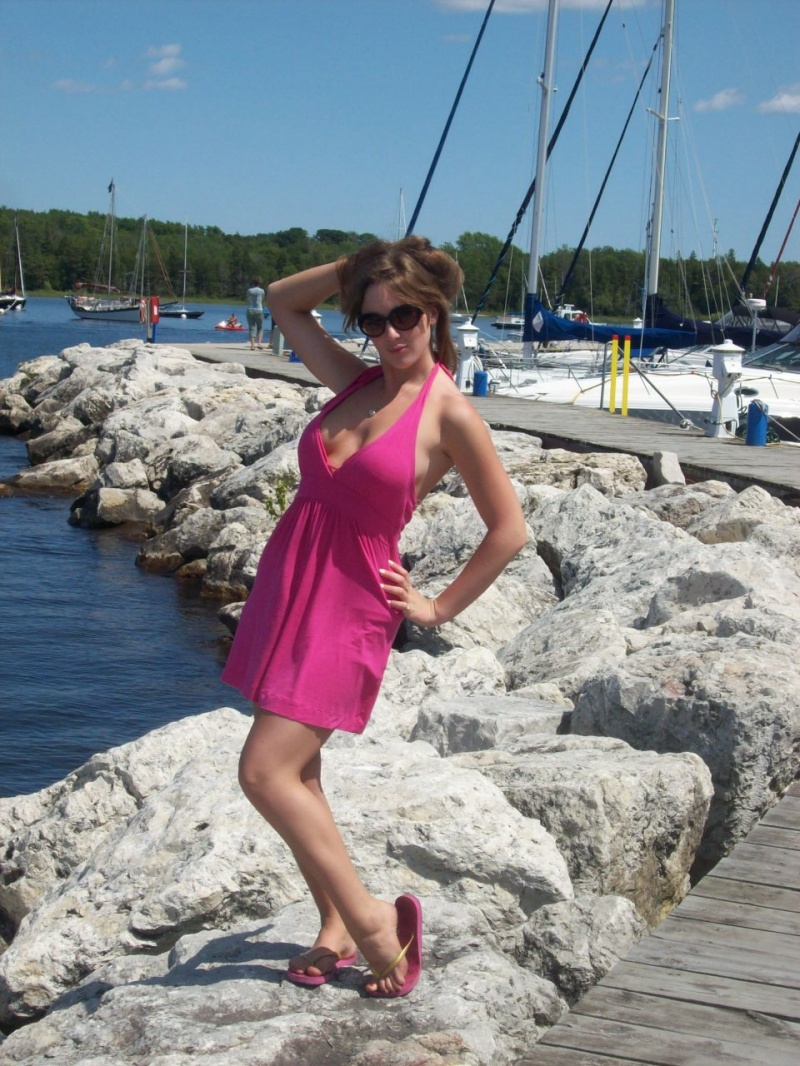 Female model photo shoot of Maria Louise A in Door County