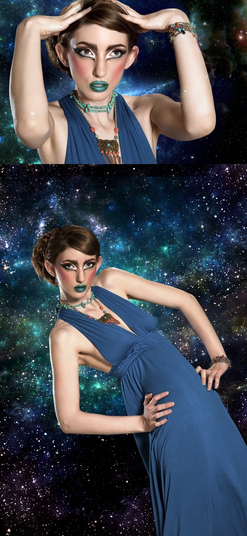Female model photo shoot of Katlin Sumners, retouched by J Strath, makeup by Liz Wegrzyn