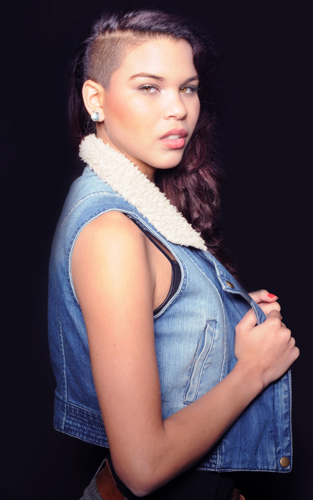Female model photo shoot of Vanessa  Pacheco by Amanda Mastrapa