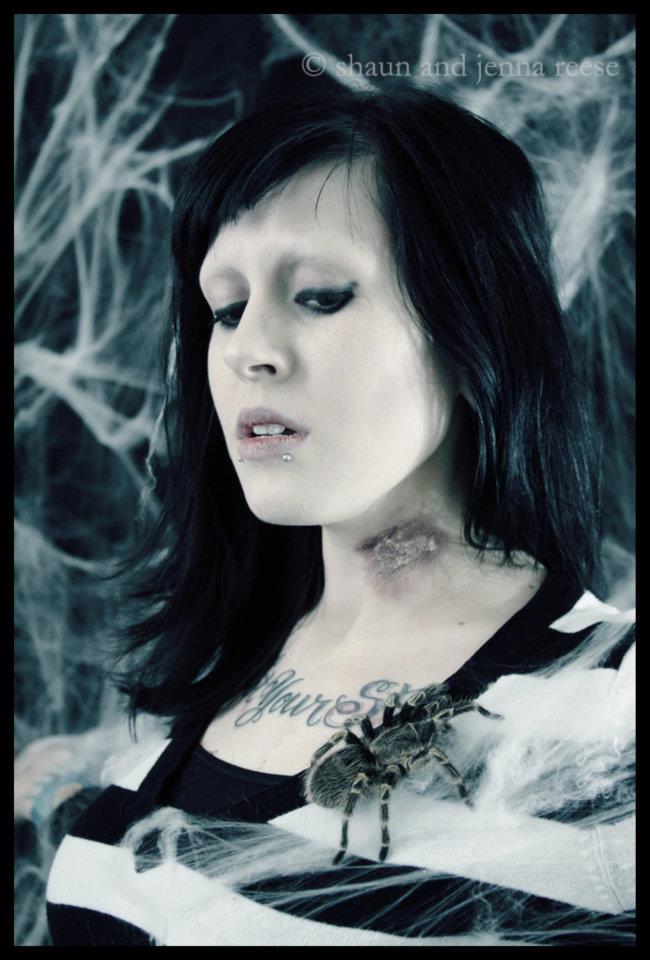 Female model photo shoot of Beth Br00tality by Illuminate AC in Cincinati, OH, makeup by Beth Br00tality