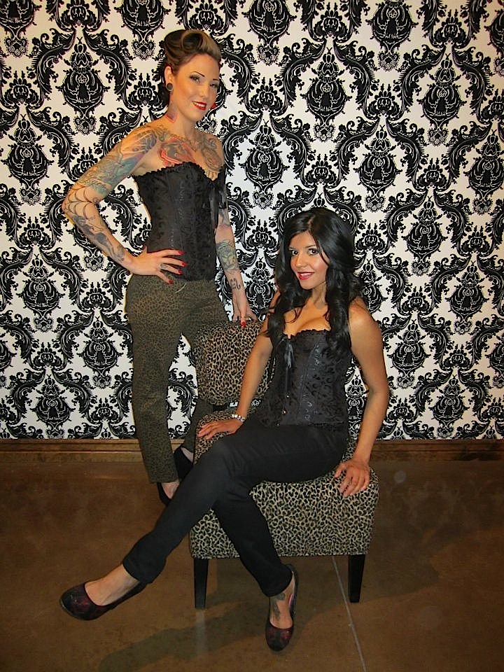Female model photo shoot of Denise M Ramirez  in poisonous pinups and alliance tattoo lounge