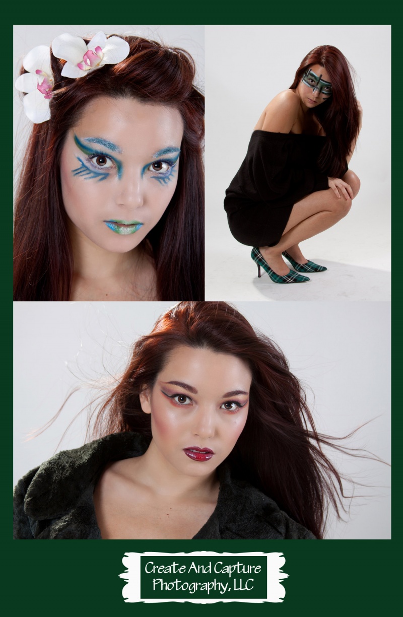 Female model photo shoot of Create And Capture and Marissa Hiroko in Cypress, CA, makeup by Glitterazzi Makeup and Creative Faces