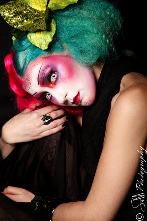 Female model photo shoot of Emma-Jane Hughes by Steve Burke Photography, makeup by MichelleAnderson Makeup