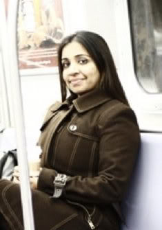 Female model photo shoot of Aminah Shah in New York, NY -- Subway
