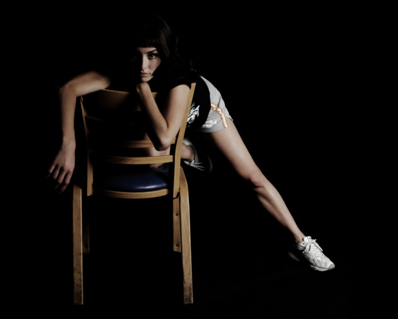 Female model photo shoot of Kelsey Sweet, digital art by Travis Szudajski