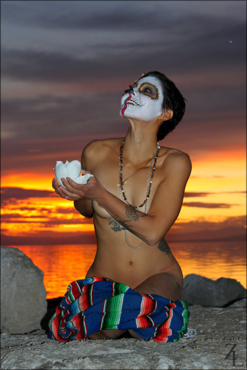 Female model photo shoot of zeeLegs Photography in Salton Sea, Ca
