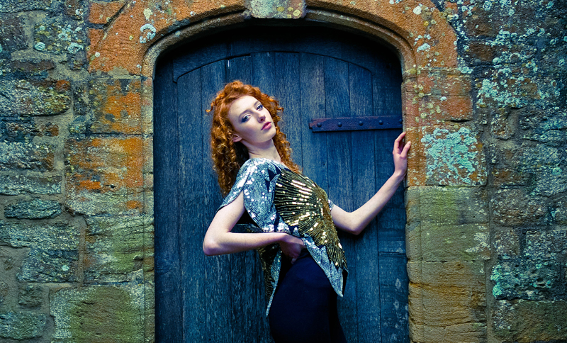 Female model photo shoot of Jenna Roberts  in Montacute house, somerset