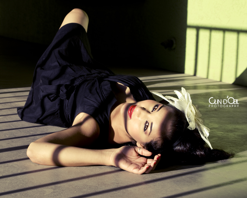 Female model photo shoot of Clin dOeil Photography