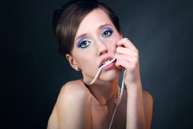 Female model photo shoot of Gosia Karolak, makeup by Malgorzata Karolak