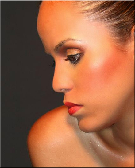 Female model photo shoot of Chanthel Raquel, makeup by Nikki Makeup Artistry