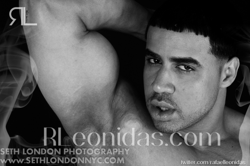 Male model photo shoot of Rafael  Leonidas in Seth London studios