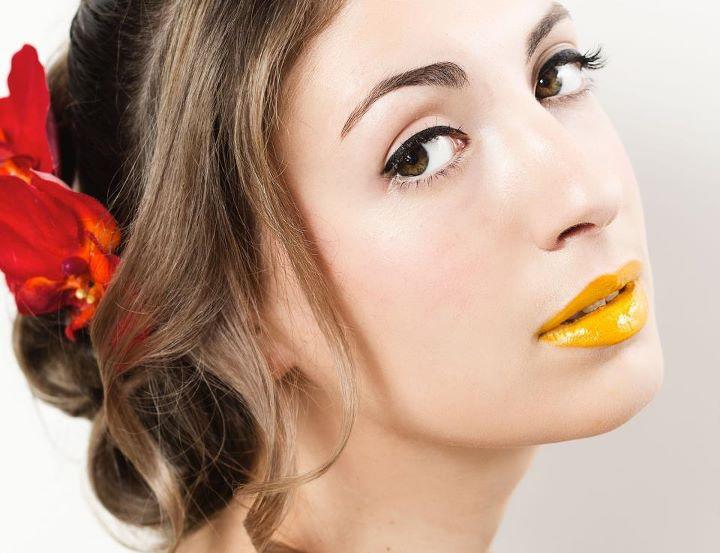 Female model photo shoot of Kyla Fox, makeup by Hannahh G