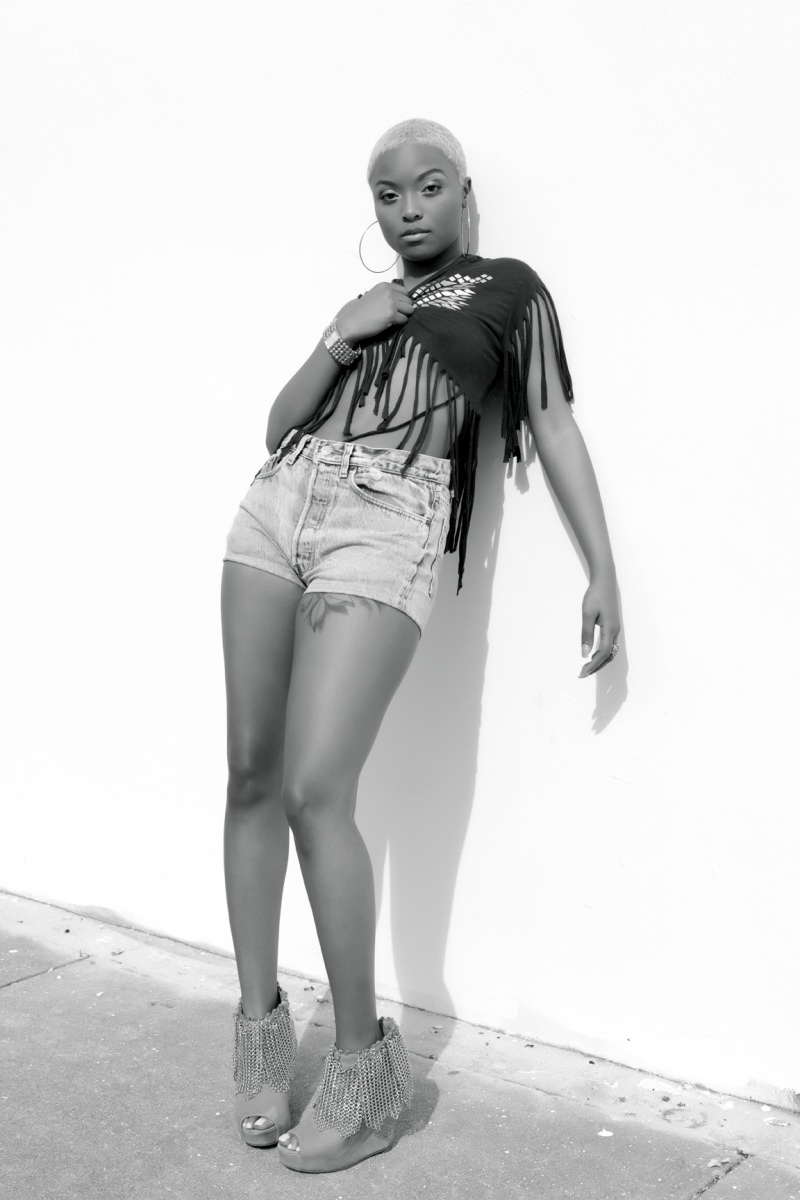 Female model photo shoot of Stoney Janay in MIAMI,FL DESIGN DISTRICT
