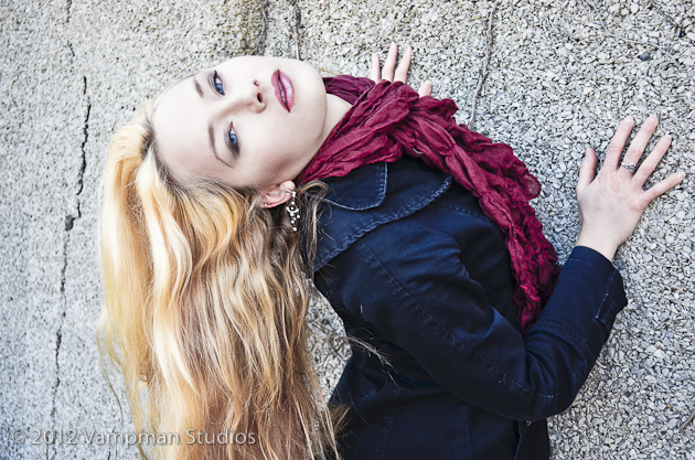 Female model photo shoot of Erynn P by Vampman Studios