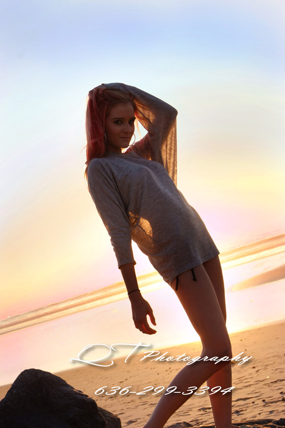 Female model photo shoot of QT_Photography in Santa Monica, CA