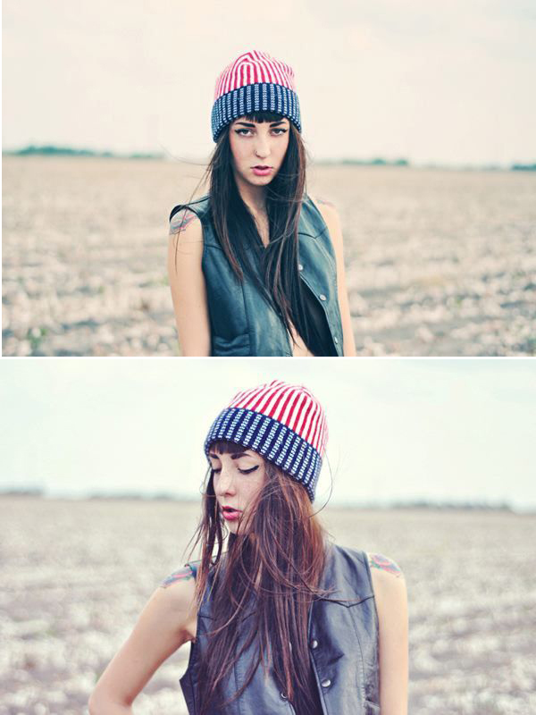 Female model photo shoot of Claudia Dambra in cotton field