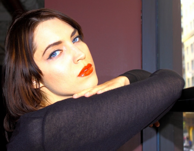 Female model photo shoot of Nadya Rousseau by Lauren Rheims in Alexandria Hotel, Los Angeles, CA