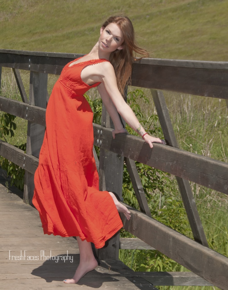 Female model photo shoot of Meagan Neal in crane creek