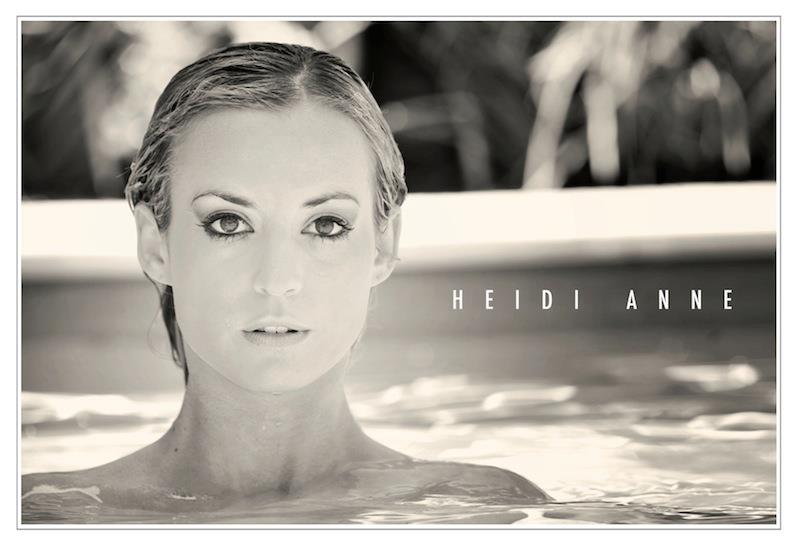 Female model photo shoot of Heidi Anne  in My pool, Perth