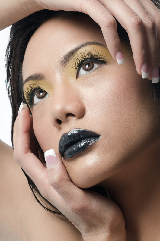 Female model photo shoot of My Addiction- Makeup by Jon Polmar