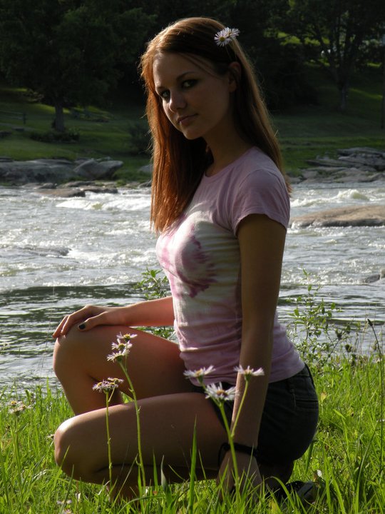 Female model photo shoot of Clarissa Searah in Arden River Wv