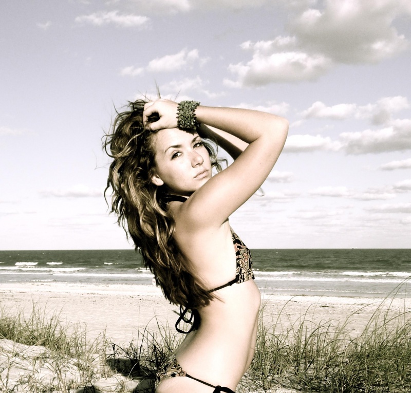 Female model photo shoot of Chelsey Hanna in Cocoa Beach Florida