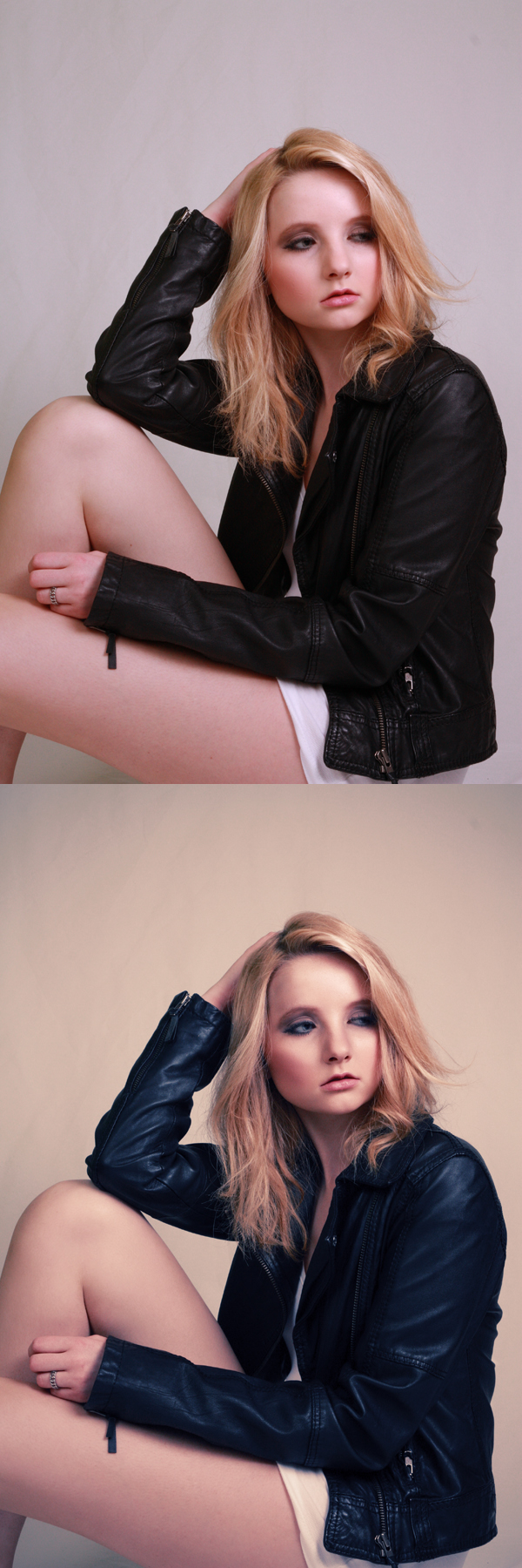 Female model photo shoot of SLK Retouching by Gasoline Photography