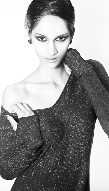 Female model photo shoot of Sherina by Ren Dvila