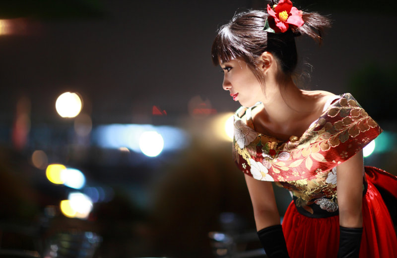Female model photo shoot of Toko Yamasaki in downtown LA