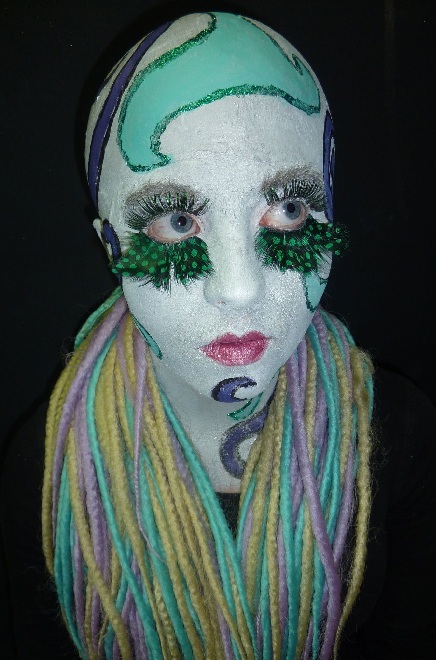 Female model photo shoot of Corrupted-Makeup 