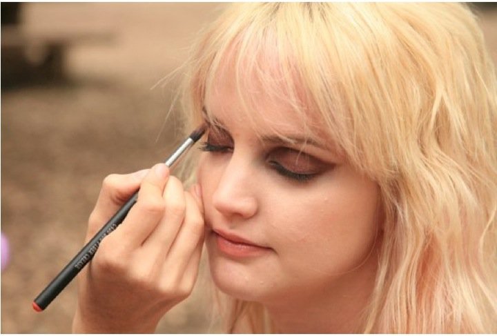 Female model photo shoot of Jaclyn Fiore Makeup