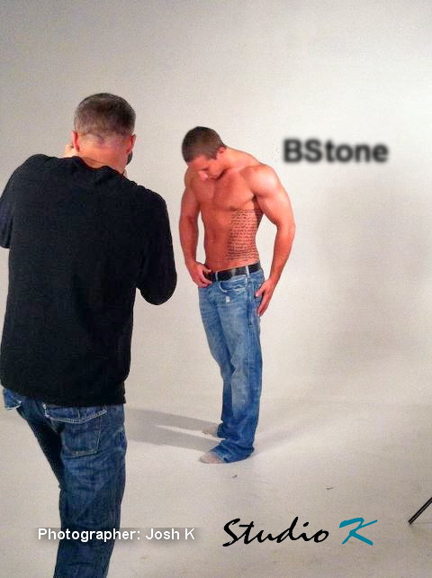 Male model photo shoot of STUDIO K  and BStone Fitness in Atlanta, Ga