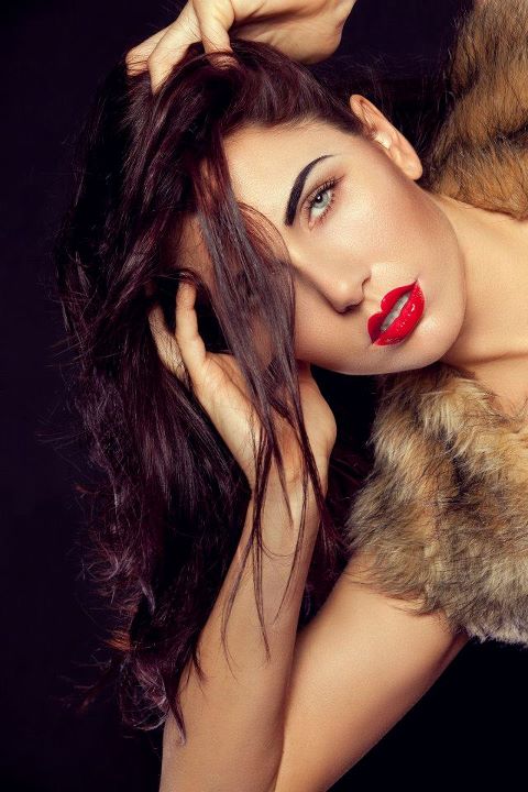 Female model photo shoot of Aniko Puhova in Makeup Artist : Tammy Tott