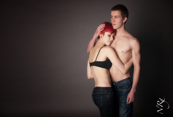 Male and Female model photo shoot of Sean Heart and Dezi Desire by nRg in Nanaimo