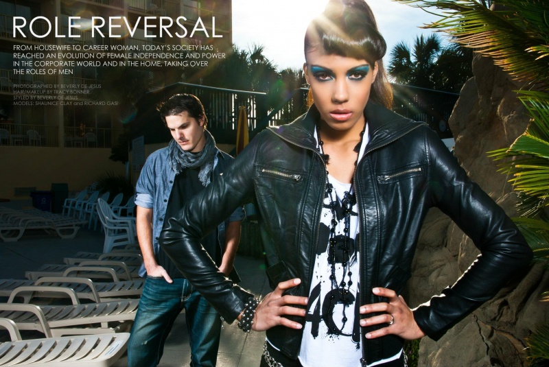 Male and Female model photo shoot of Richard G. and Shaunice Clay by Beverly De Jesus  in FWB, makeup by WithOut A Trace