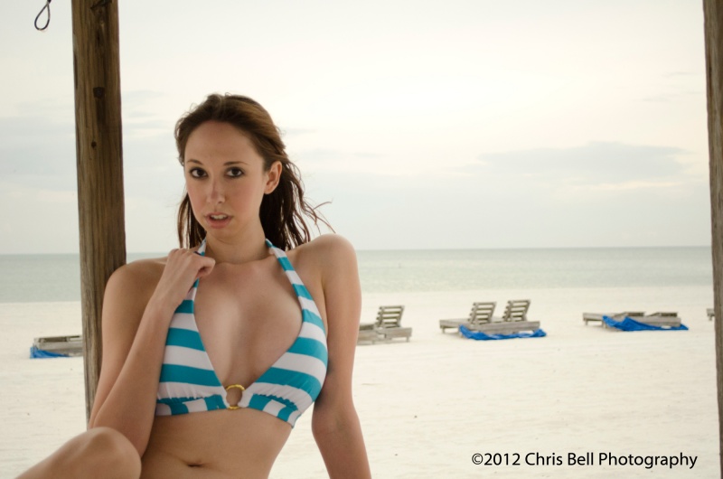 Male and Female model photo shoot of Chris Bee Photography and RynScott in St. Petersburg Beach, Florida