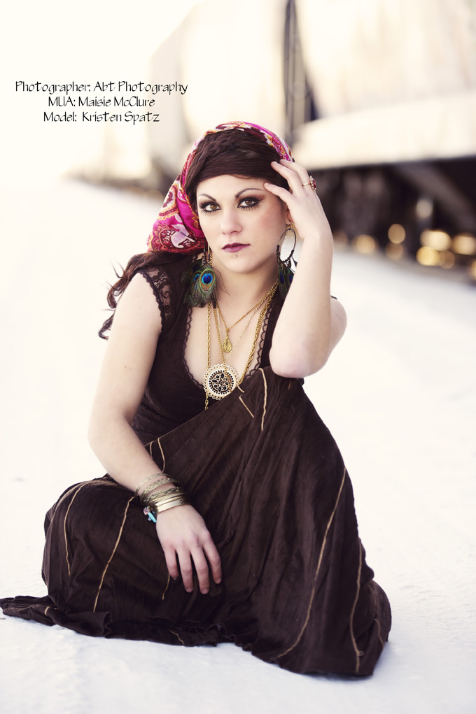 Female model photo shoot of Nellie Dunn Photog and kspatz in Red Deer, makeup by Maisie McClure