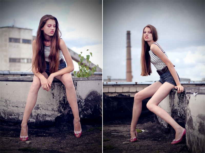Female model photo shoot of Erika Matt in Lithuania, 2010