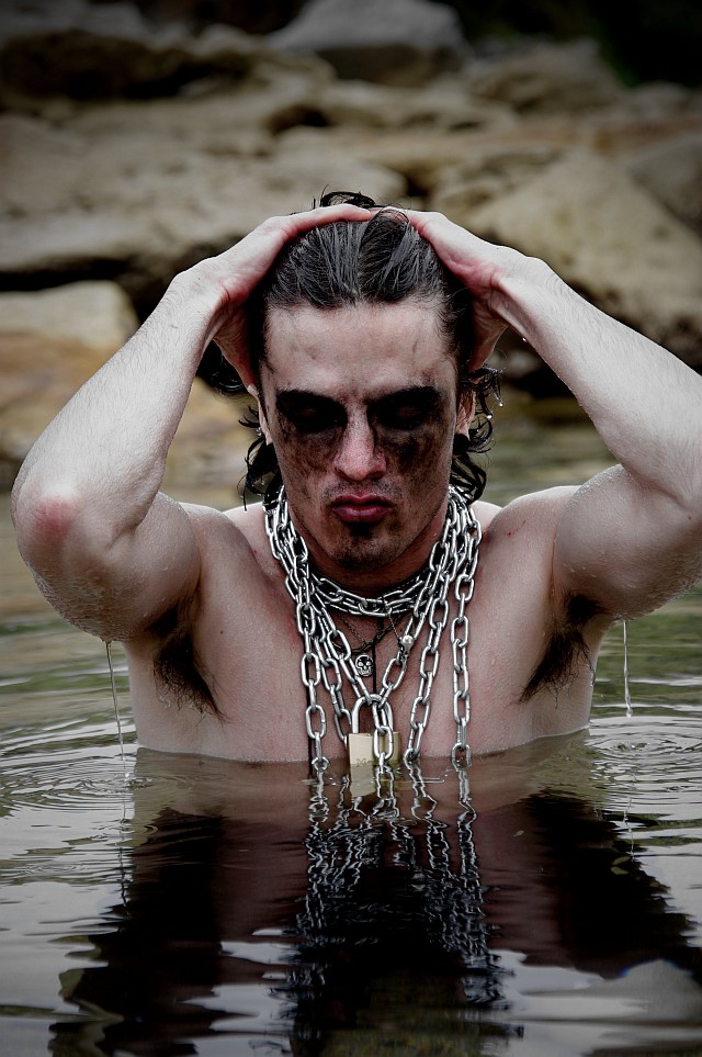 Male model photo shoot of Drown by Andrew Keshan in do not remember what beach this was.