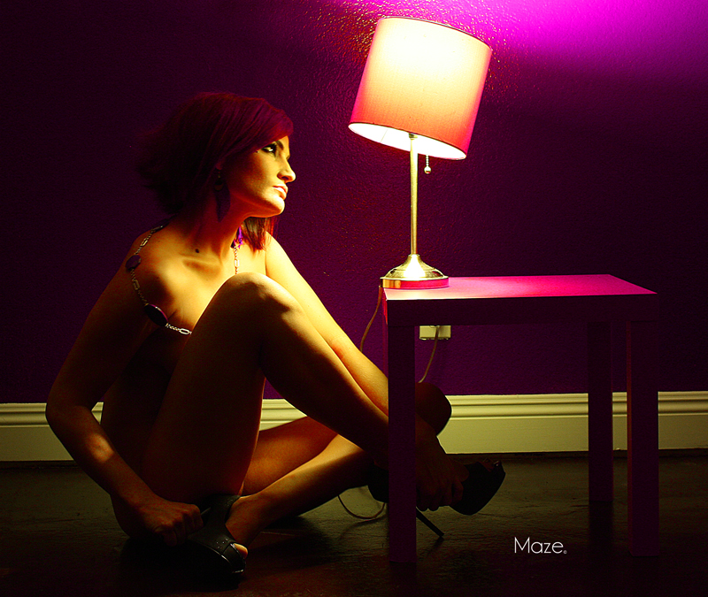 Female model photo shoot of LinzMFD by Michael Maze in Cassa de' Artistico