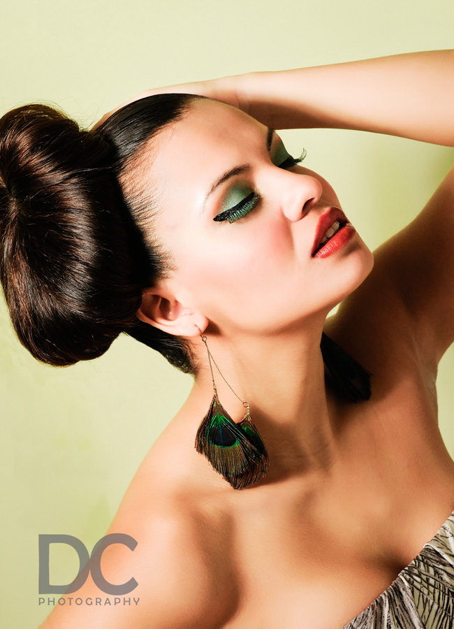 Female model photo shoot of Ale Paz Sirvas in Boston, makeup by Lush House of Hair