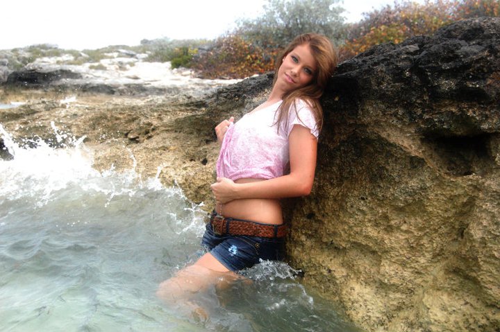 Female model photo shoot of Lauren Barbour in Cococay, Bahamas