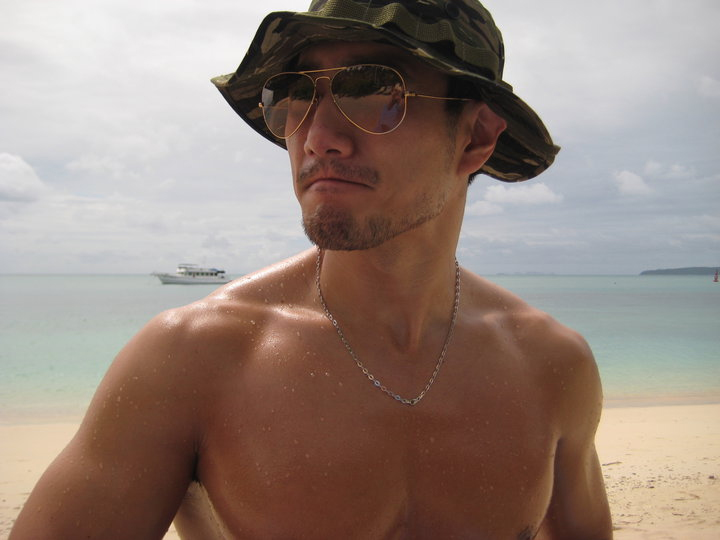 Male model photo shoot of HOJIN CHOY in Guam