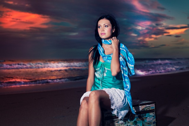 Female model photo shoot of Udacha in North Topsail Beach