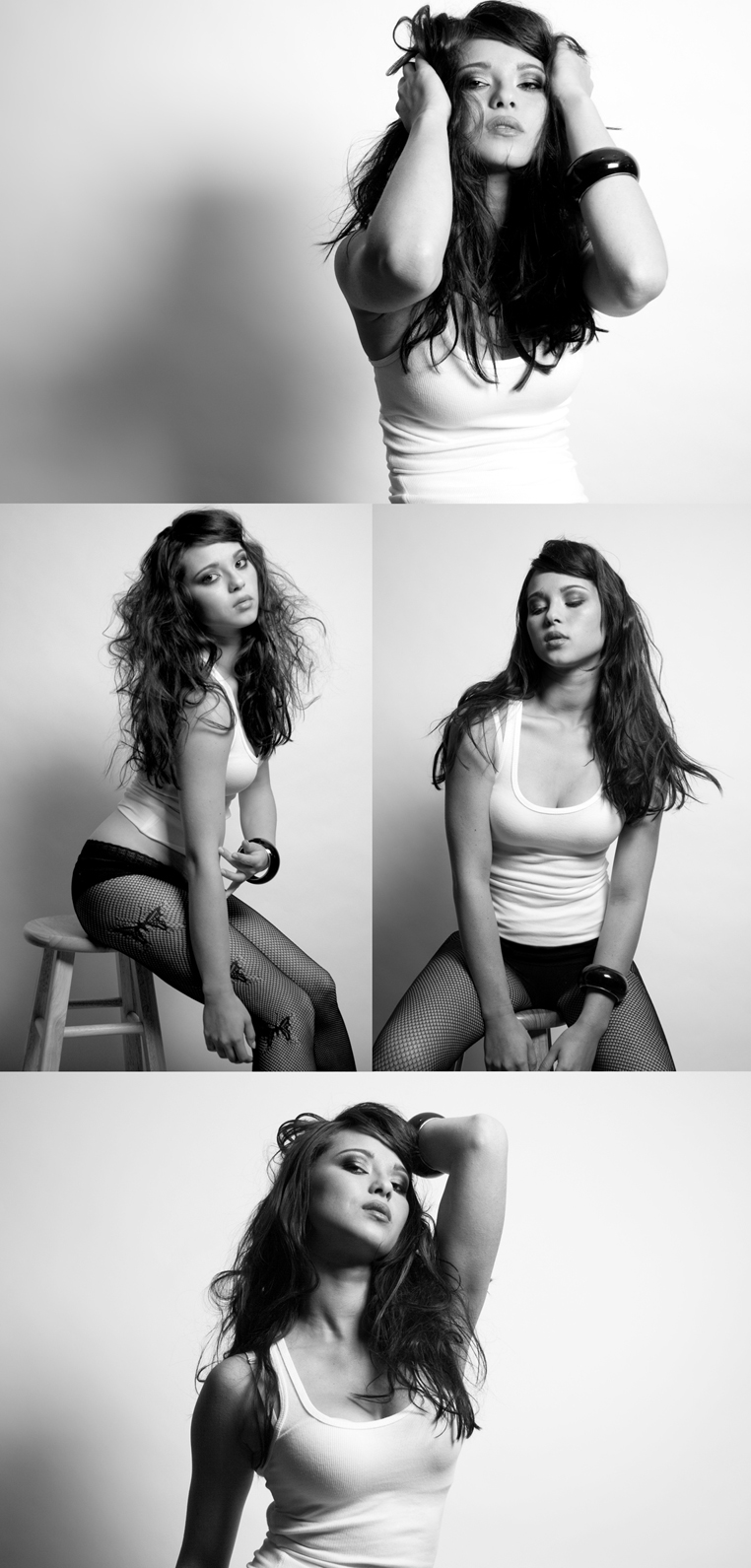 Female model photo shoot of Ruby Alvarado and Tiffany Hale, hair styled by Alana Rocket, makeup by andrea rangel