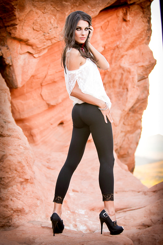 Male and Female model photo shoot of Howalt Photo and Brenda Kucerova in Valley Of Fire, Nevada